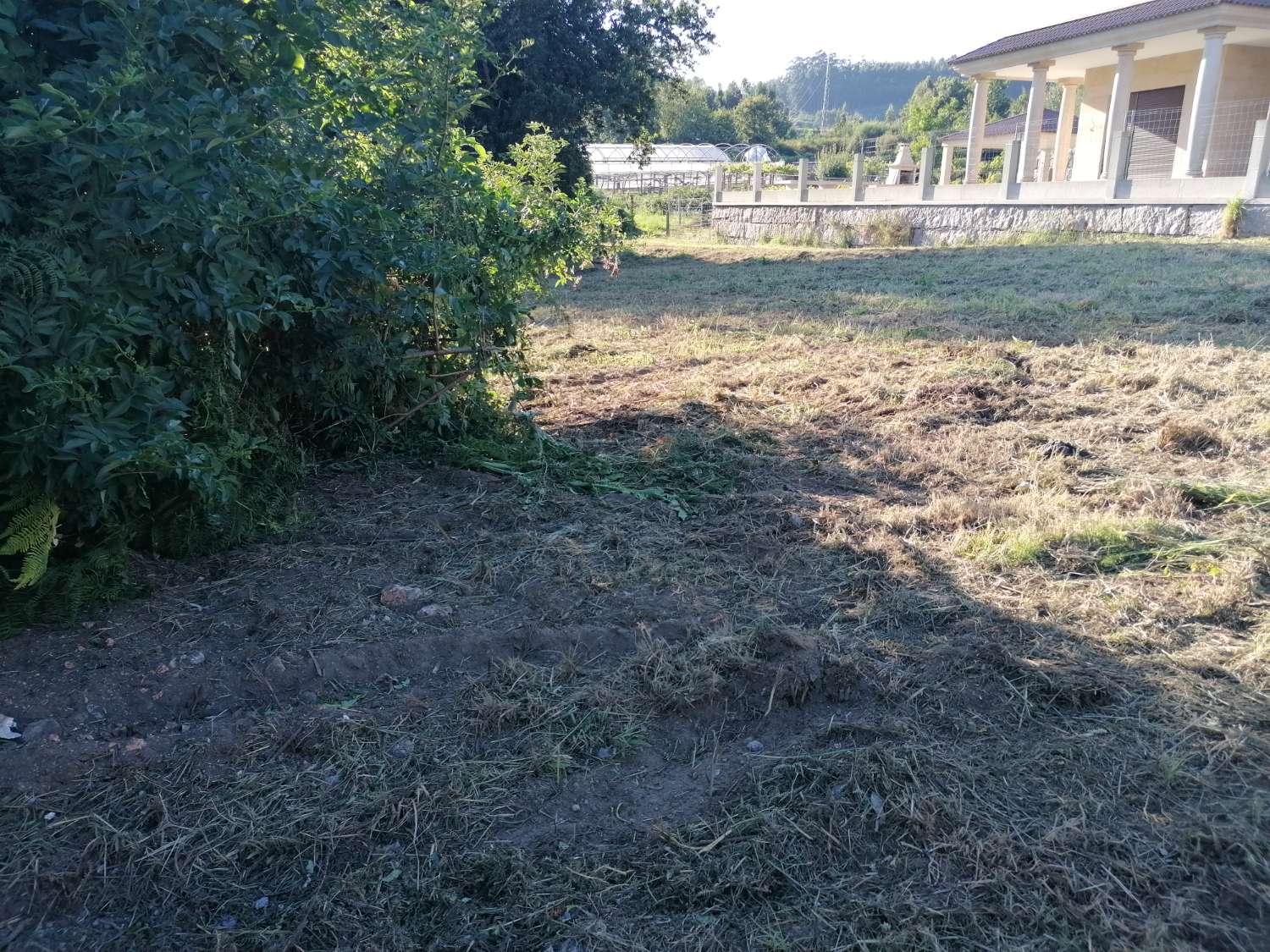 Finca-Grundstück in Sanxenxo mit Meerblick...