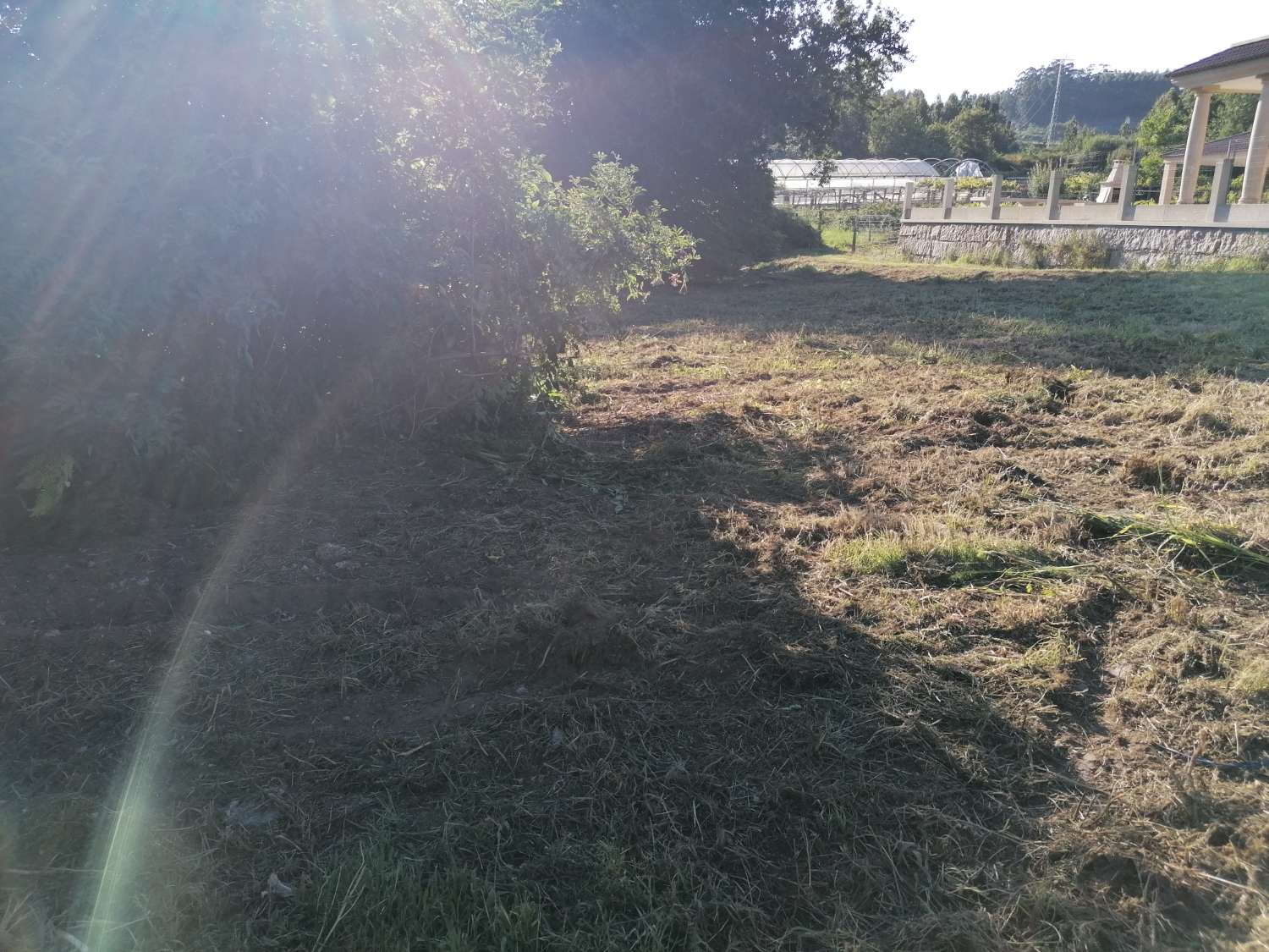 Finca-Grundstück in Sanxenxo mit Meerblick...