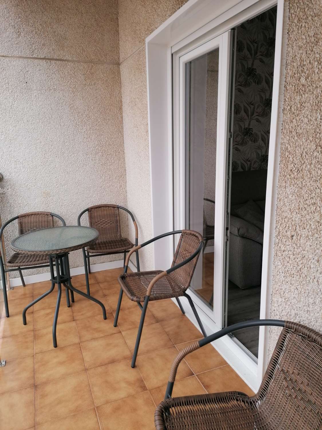 Sanxenxo: Penthouse med terrasse i Silgar, første linje af havet...