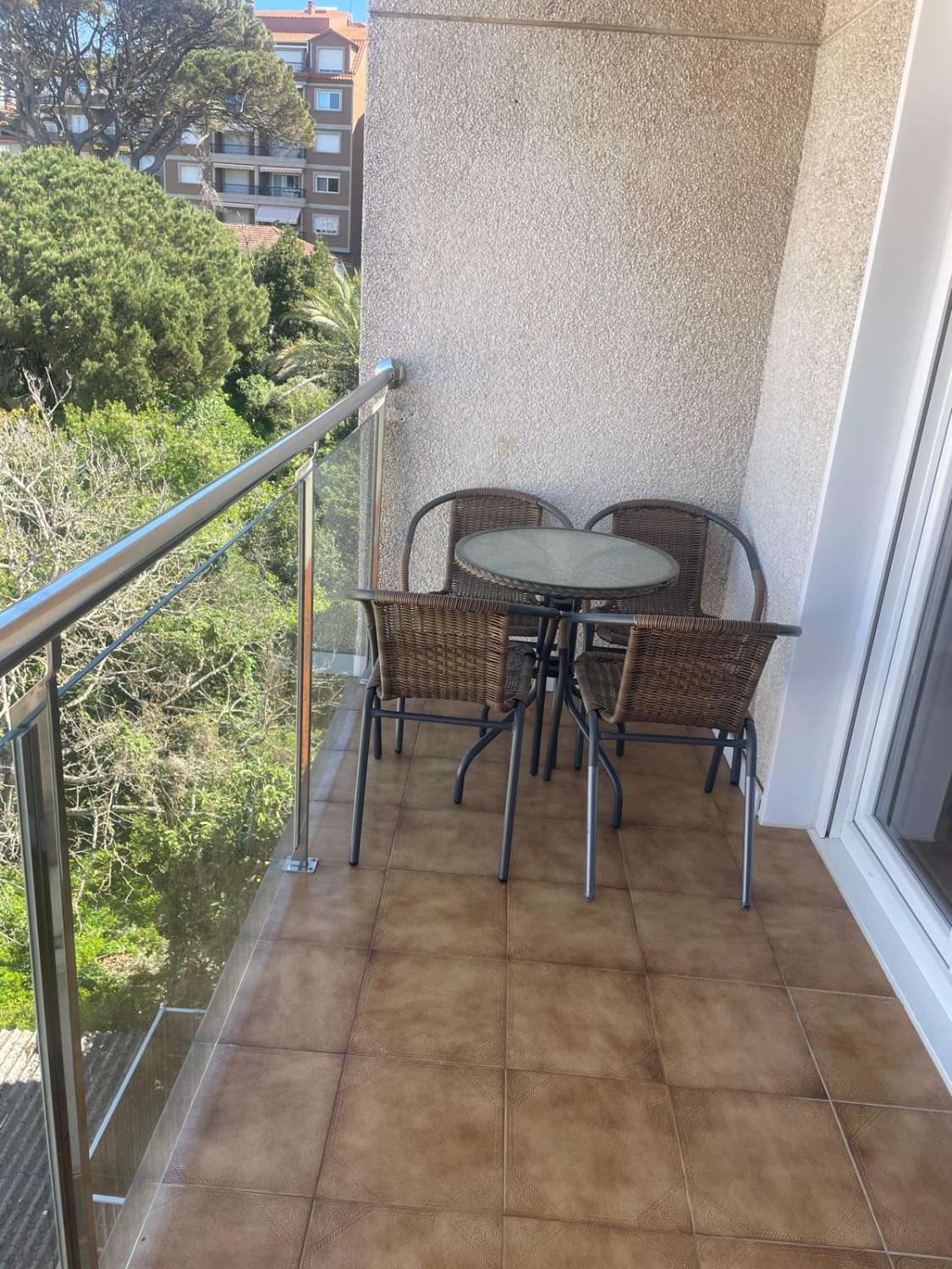 Sanxenxo: Penthouse med terrasse i Silgar, første linje af havet...