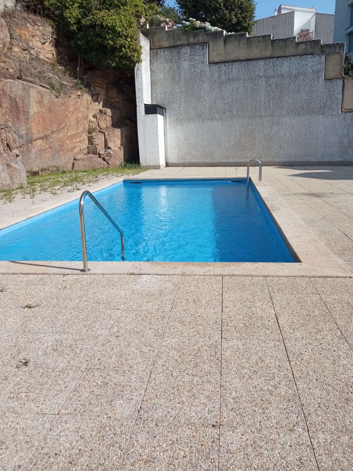 O Grove: Appartement met terras, gemeenschappelijk zwembad, strand aan zee...