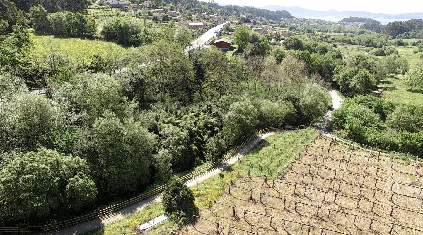 Sanxenxo: A7223: Vacker byggnad med otrolig utsikt över Dorron Valley...